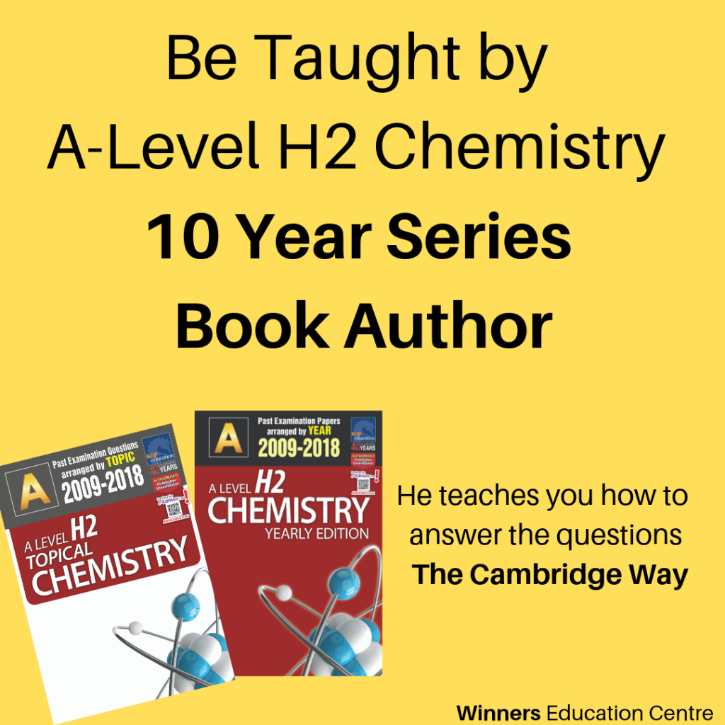 Be Taught by A-Level H2 Chemistry 10 Year Series Book Author Sean Chua